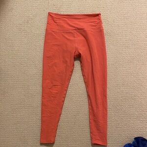 Beyond yoga Leggings size large coral